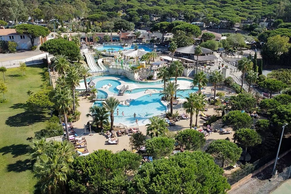 Camping de Ramatuelle dans le Var.